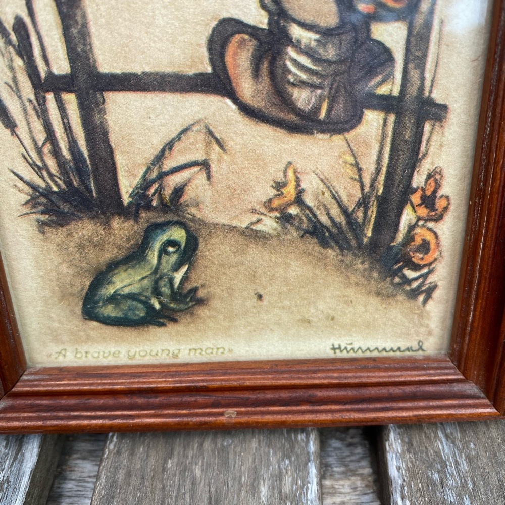 Set of 3 Framed Vintage Hummel Lithographs - Picture 7 of 7